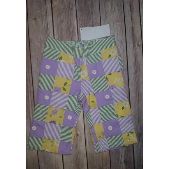 Gymboree Daffodil Garden Patchwork Capri Pants Size 2T - Picture 1 of 1